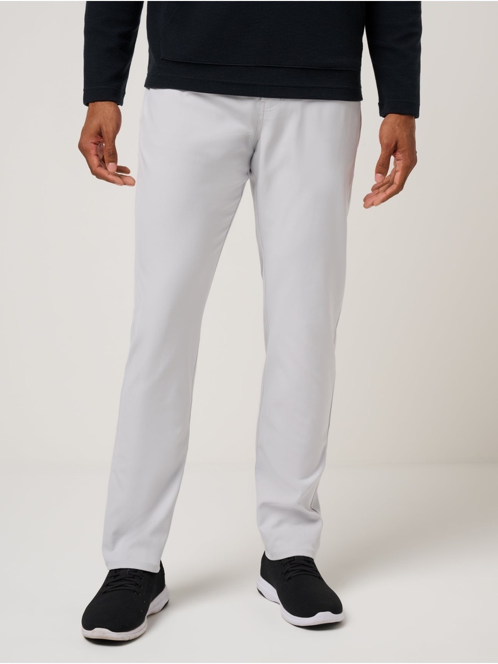 Travis Mathew Open to Close 2.0 Chino Pants Light Gray Mens Sz. 38